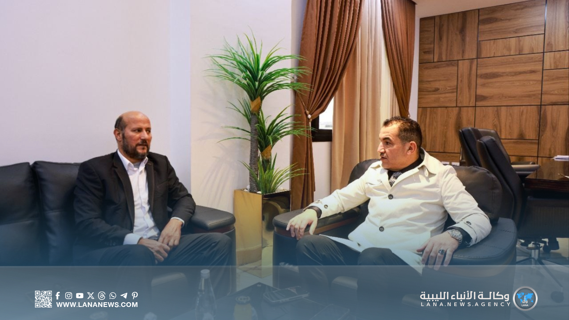 وزير الداخلية يبحث الأمن والمرور بتوكرة مع نائب بنغازي