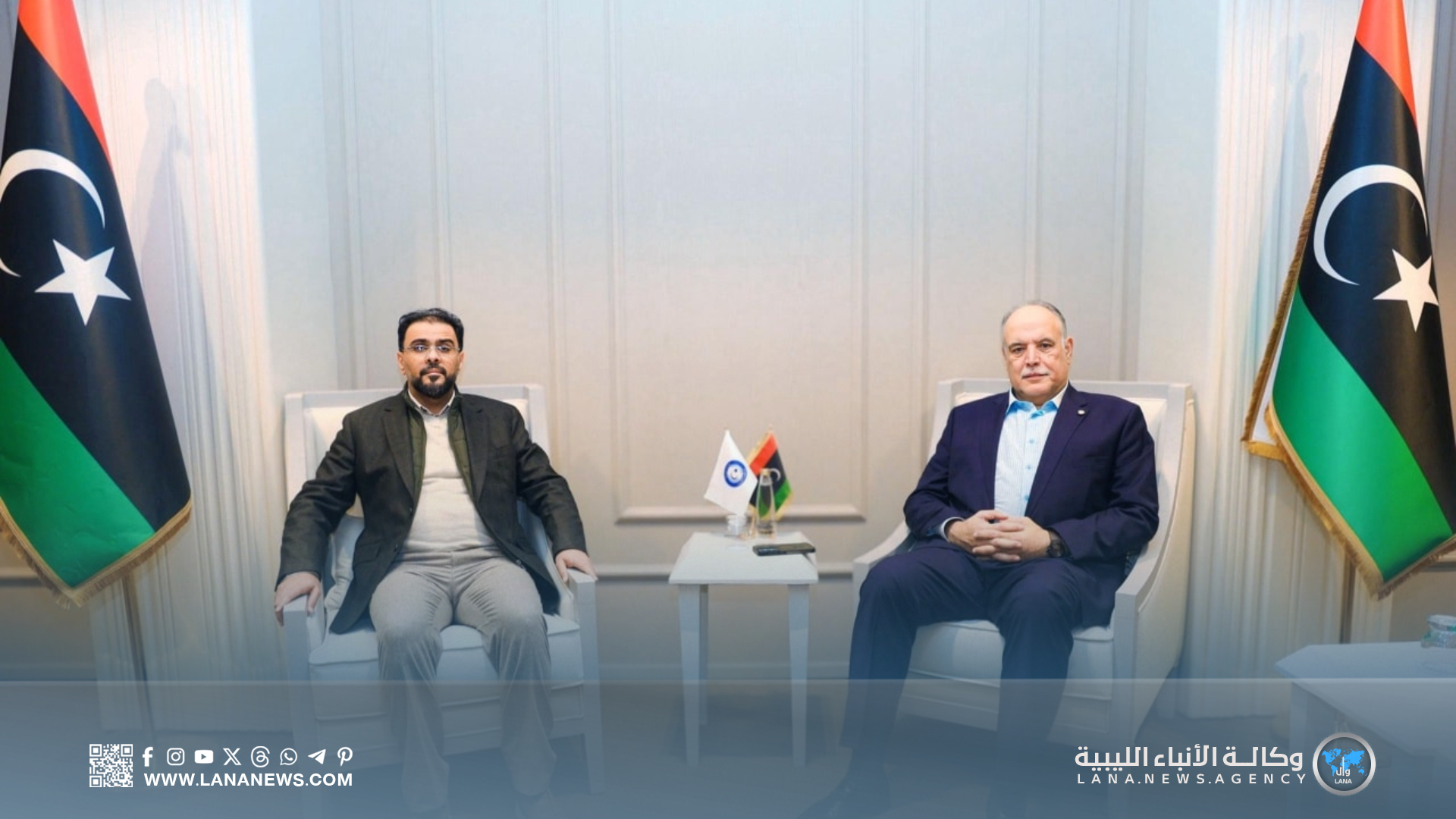 رئيس الحكومة يبحث مع رئيس اللجنة الوطنية المؤقتة أوضاع السجناء والسجون