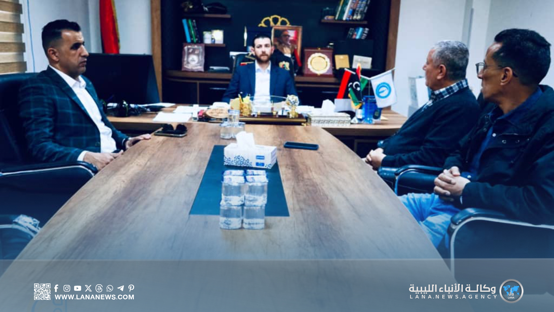 رئيس ديوان الخدمة المدنية يطلّع على شؤون الموظفين في مركز السكري ببنغازي