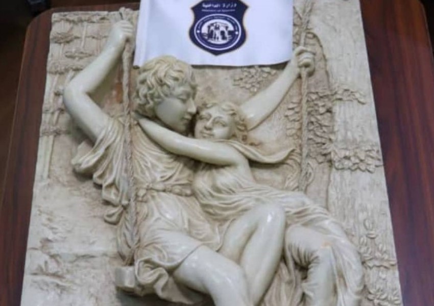 احباط محاولة تهريب قطعة أثرية بمدينة ترهونة