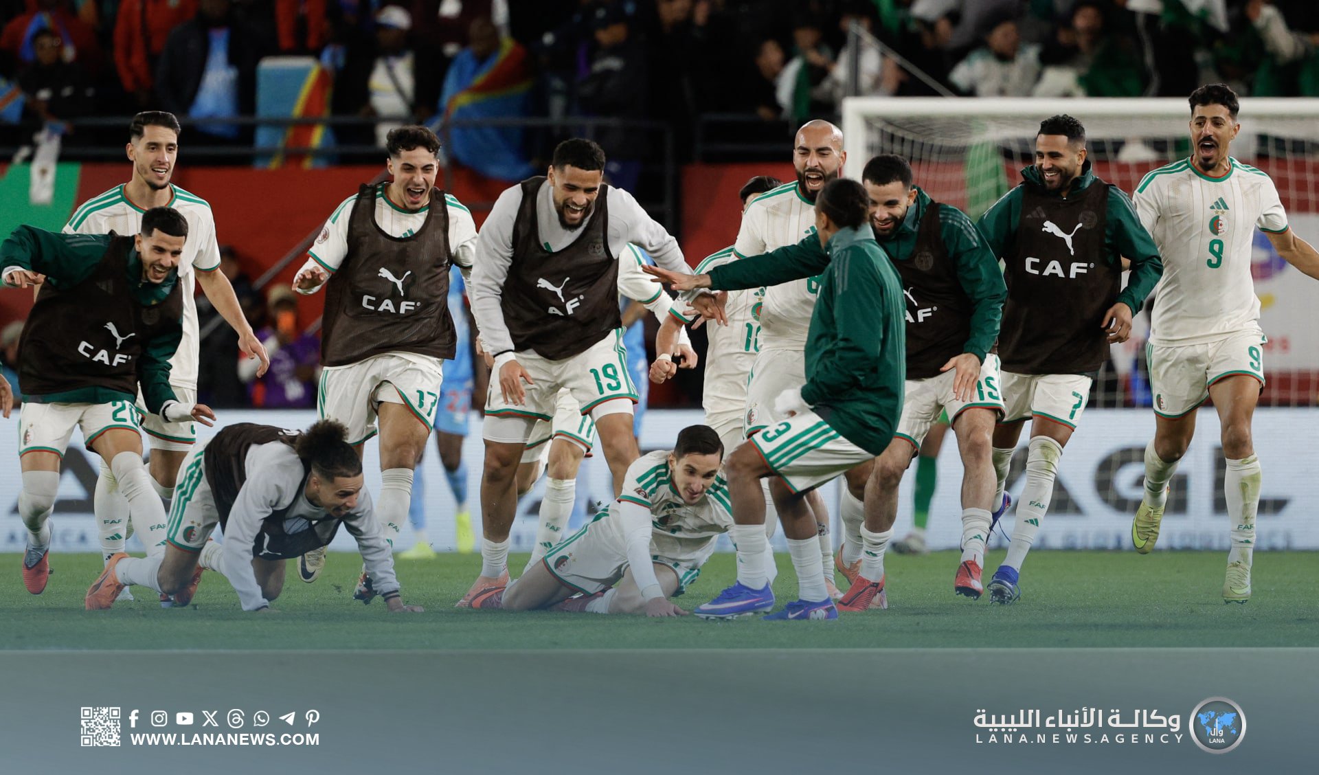 الجزائر تتأهل لمنافسات الدور ربع النهائي لكأس أفريقيا