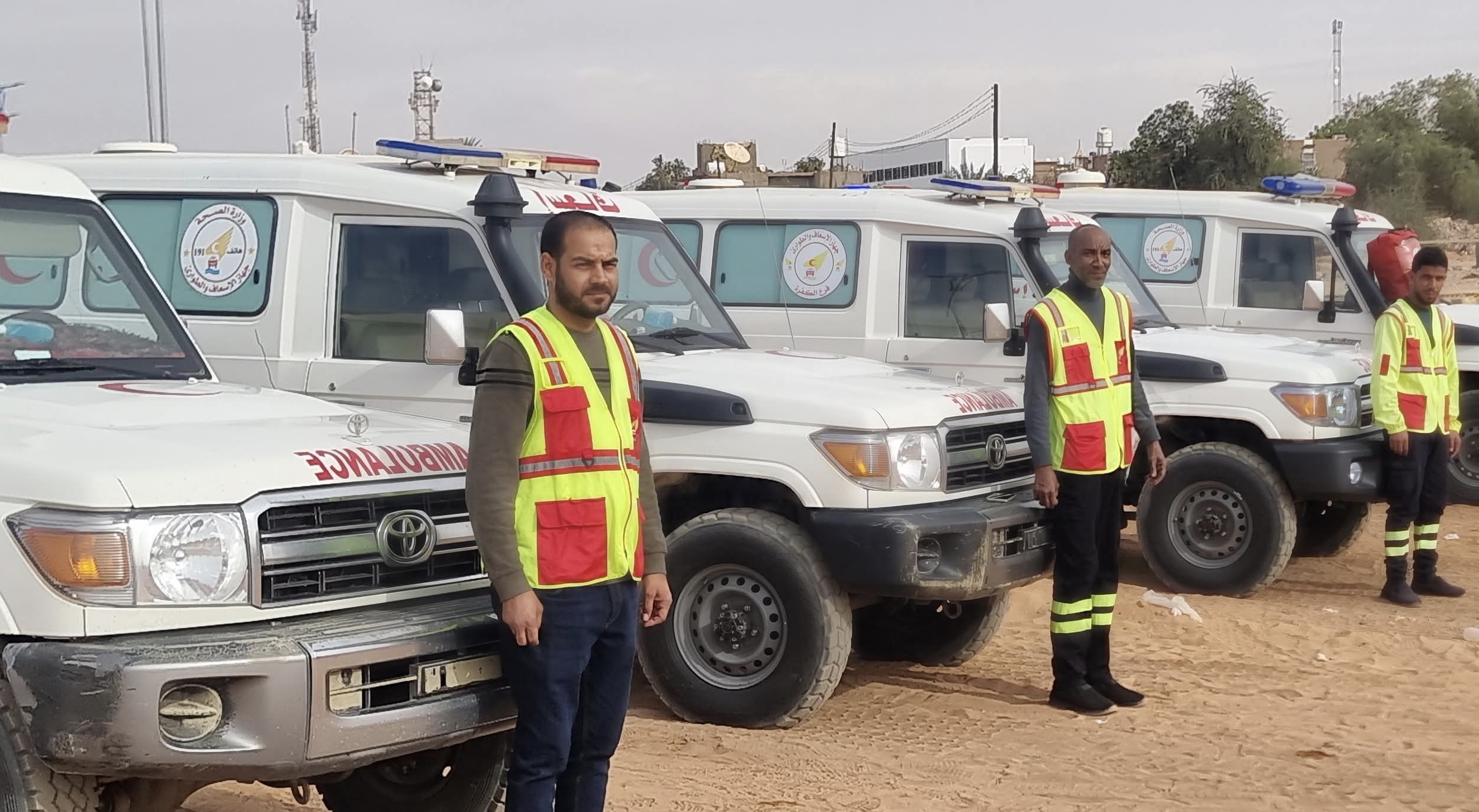 جهاز إسعاف الكفرة ينجز أكثر من 1400 مهمة إنسانية خلال عام 2025