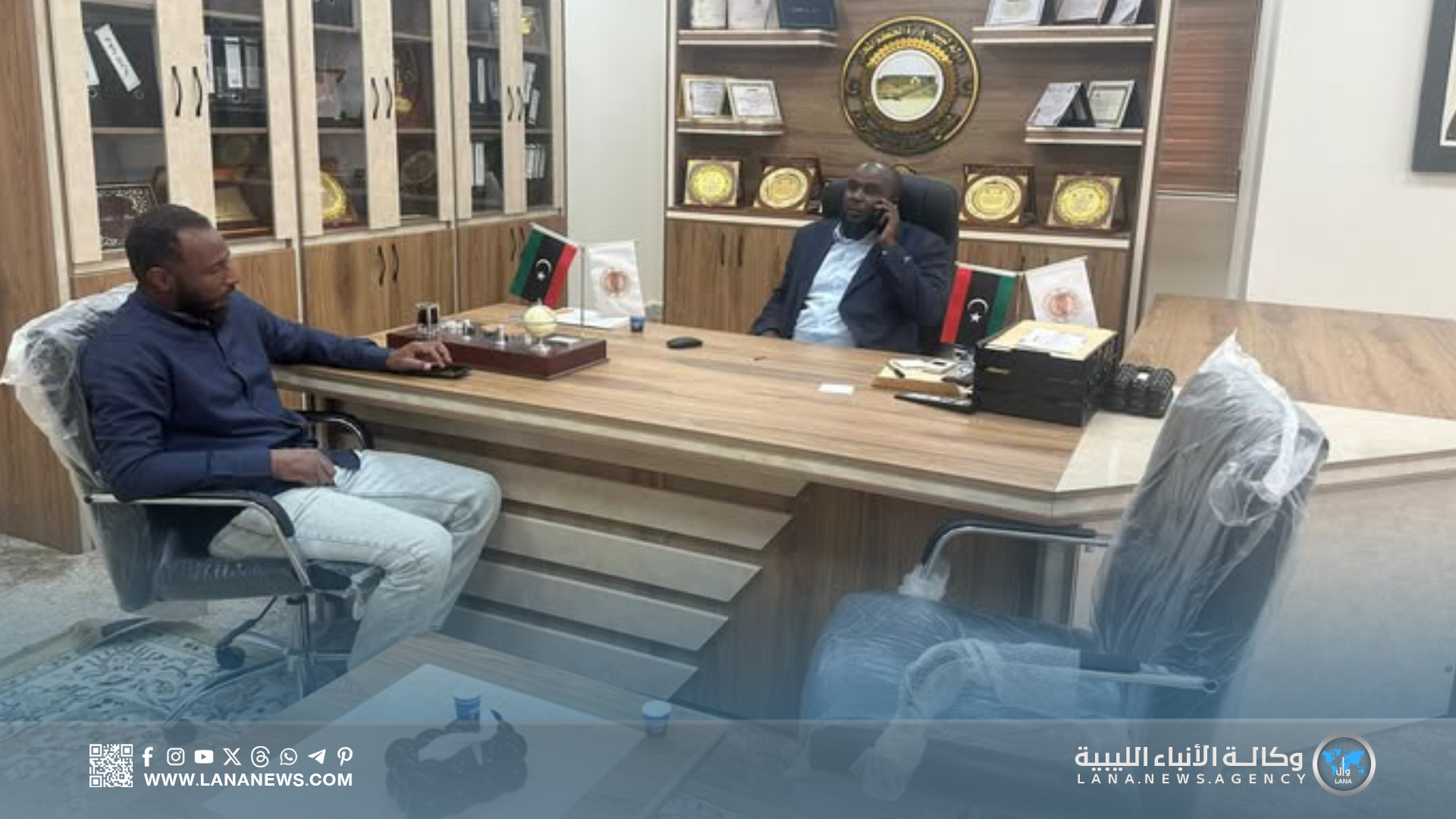 بحث توصيل الكهرباء للمزارع ببلدية مرزق