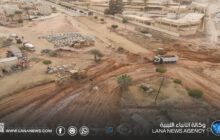 الجهاز التنمية يُواصل إنجاز مشروع طريق جمال عبد الناصر في سبها