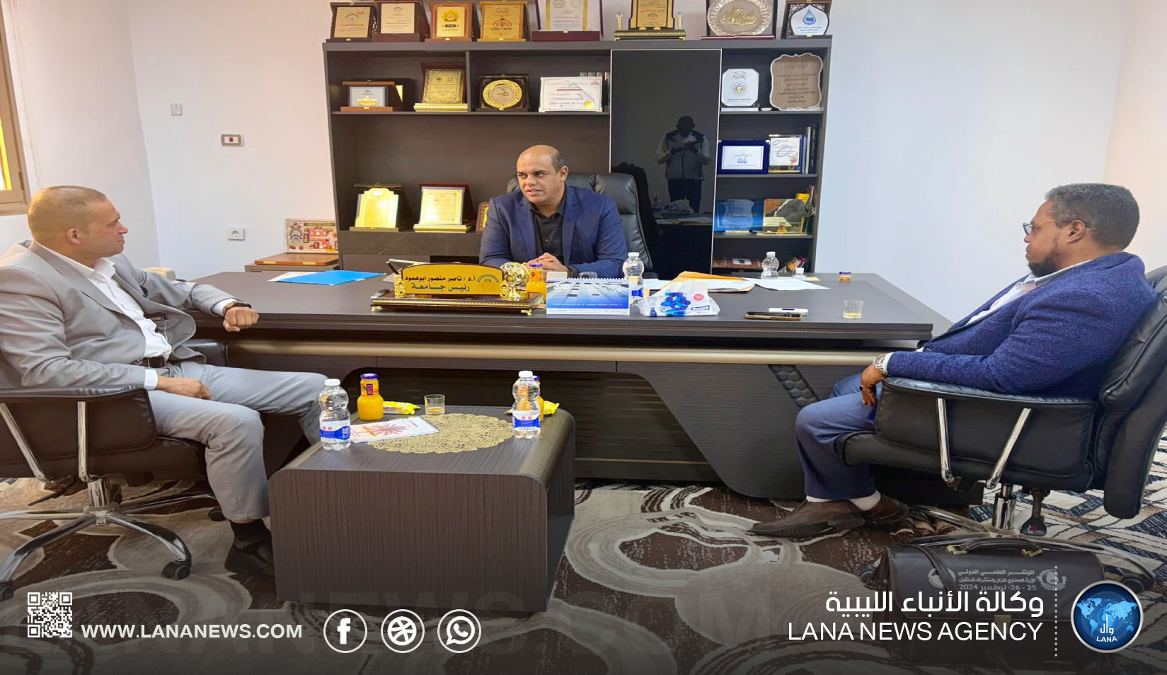 جامعتا فزان ووادي الشاطئ تبحثان توسيع أطر التعاون العلمي