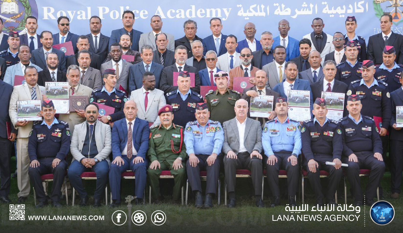 اختتام دورة تدريبية متخصصة للقيادات الأمنية الليبية في الأردن