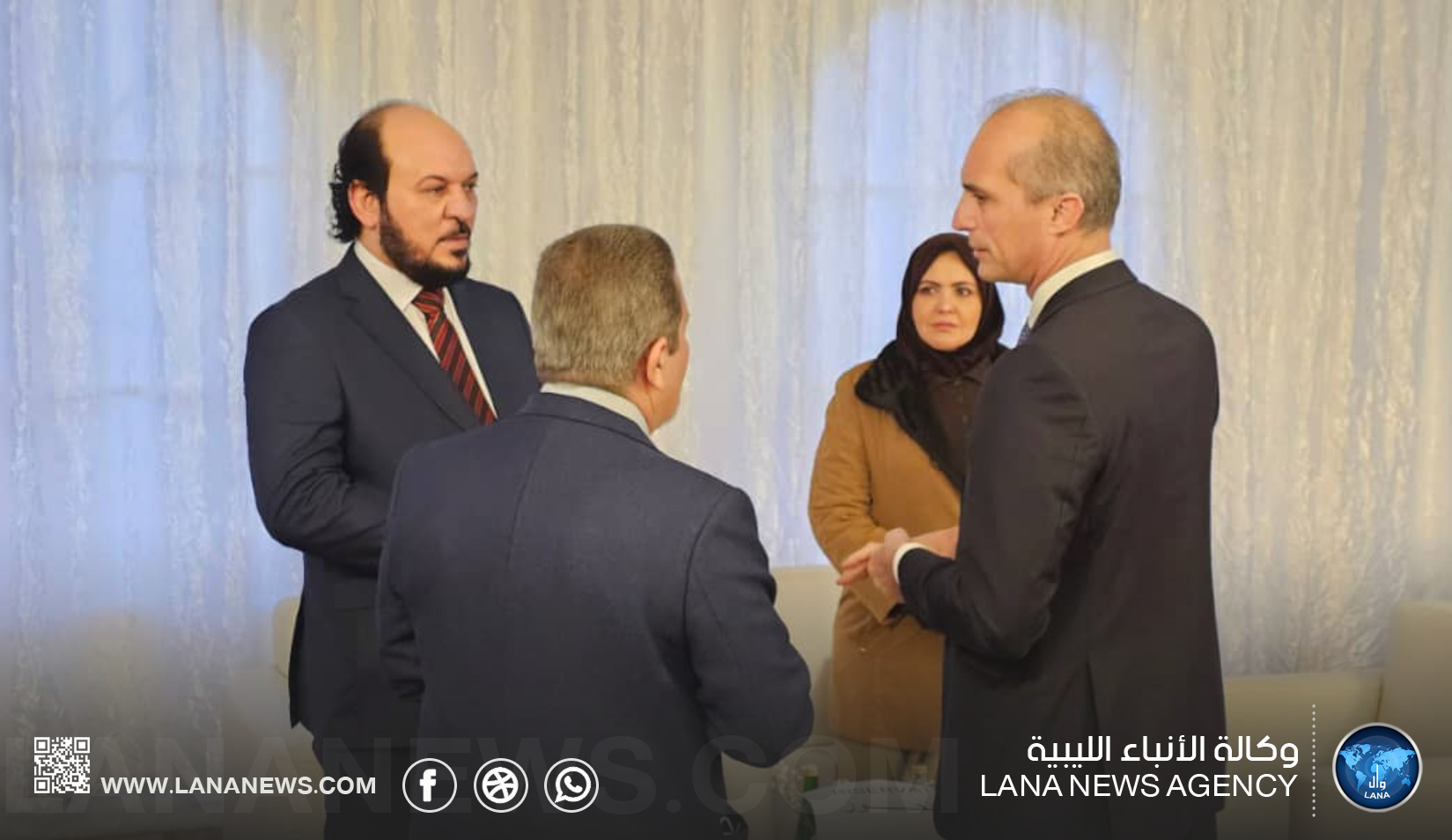 الشارف يُشيد بجهود القنصل الإيطالي خلال فترة عمله في بنغازي