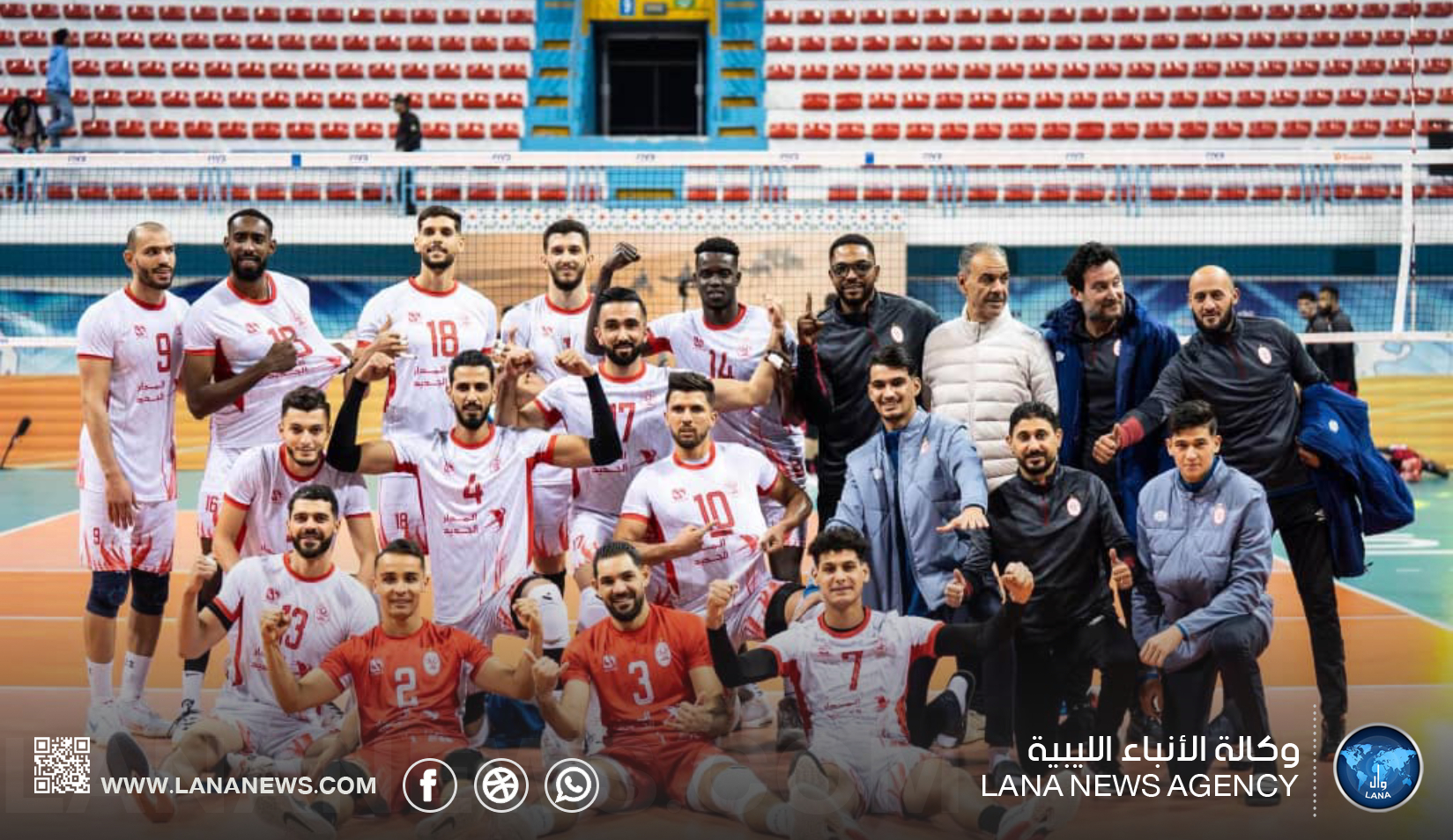 الاتحاد يتجاوز القوات الفلسطينية بثلاثية نظيفة في البطولة العربية للطائرة