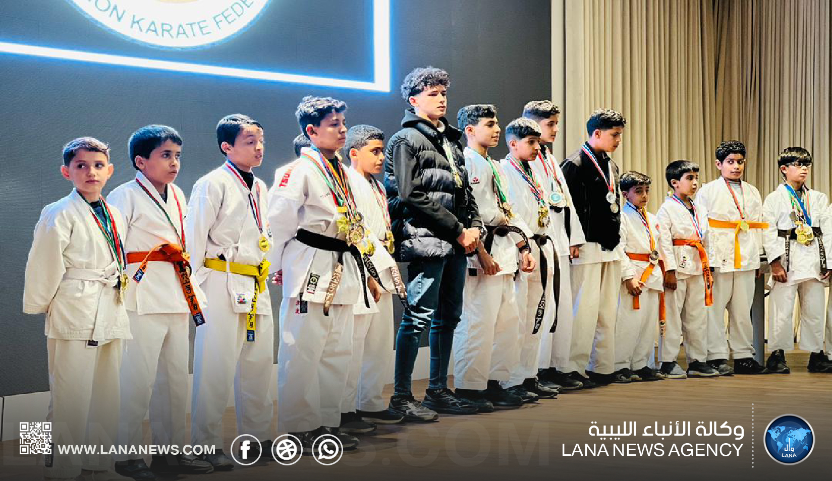 إذاعة صوت المرج تكرّم أبطال الكاراتيه