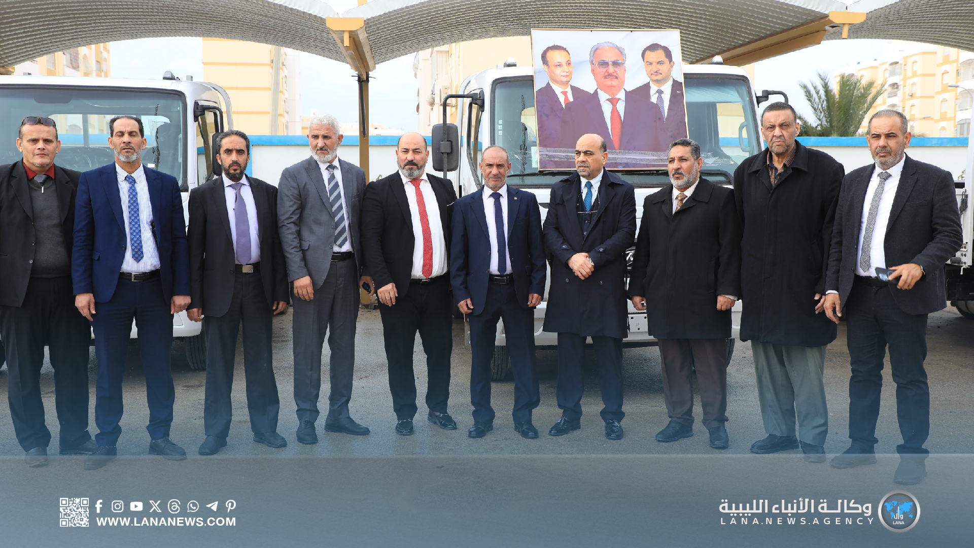 مراقبة تعليم بنغازي تتسلم سيارات نقل لدعم المدارس