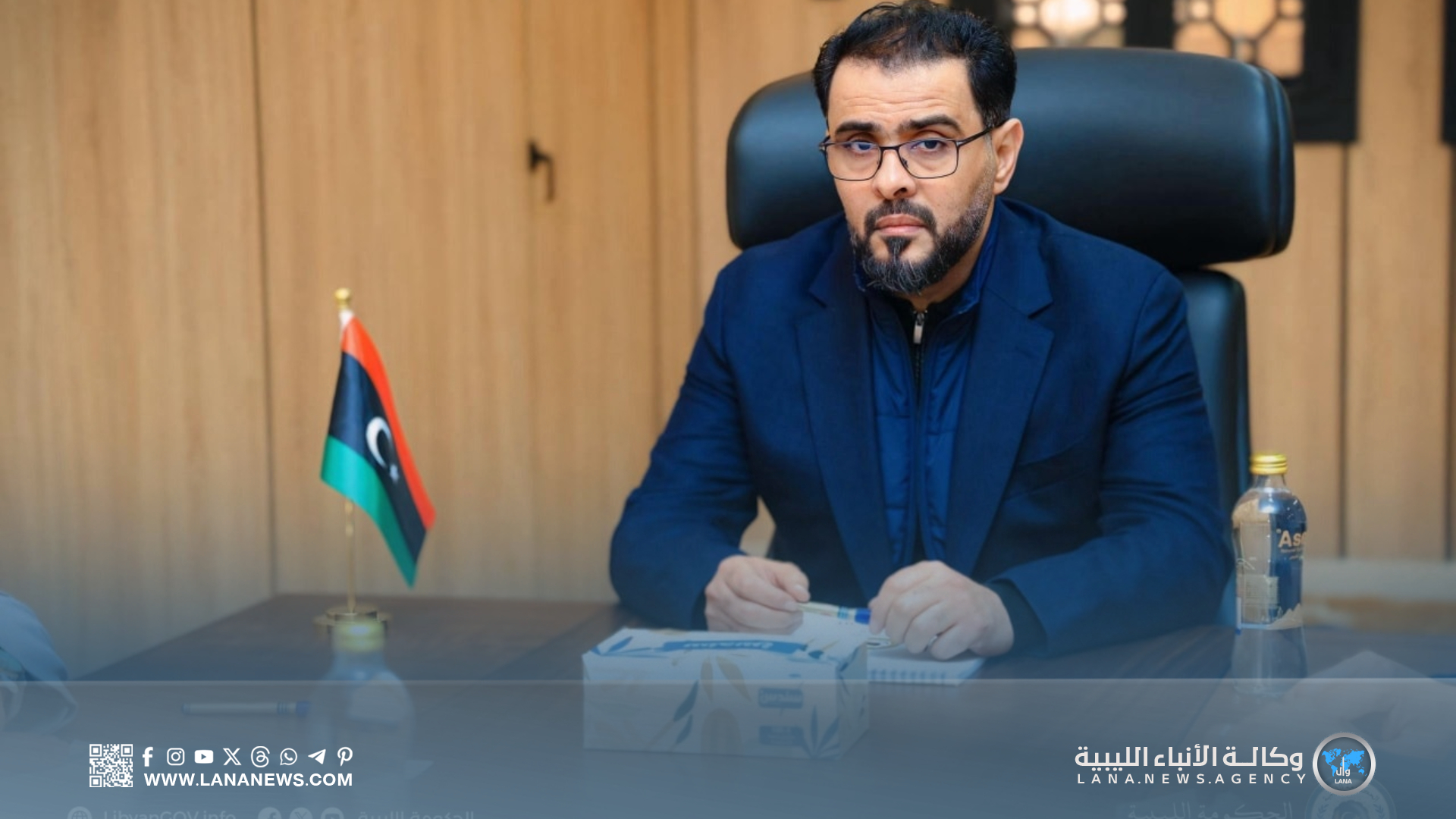 رئيس الحكومة ينعى الشاعر والأديب عمر رمضان أغنية ويثمن عطائه الثقافي