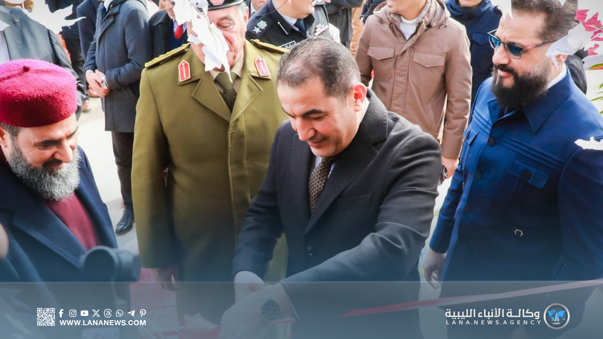 وزير الداخلية يفتتح مبنى المرور والتراخيص بنغازي بعد أعمال الصيانة والتطوير