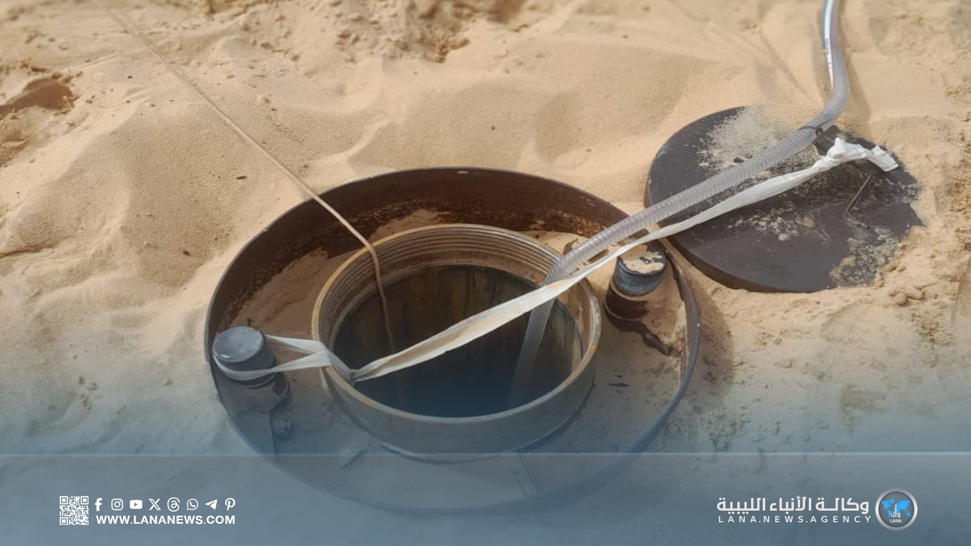 جمعية عين صقر تطلق أبار مضيئة لإنقاذ التائهين في الصحراء الليبية