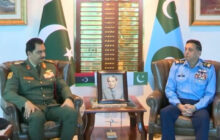 نائب القائد العام الفريق أول ركن صدام حفتر يلتقي في إسلام أباد رئيسي أركان القوات الجوية والبحرية الباكستانيين