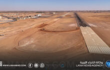 استمرار أعمال صيانة وتطوير مهبط مطار سبها الدولي