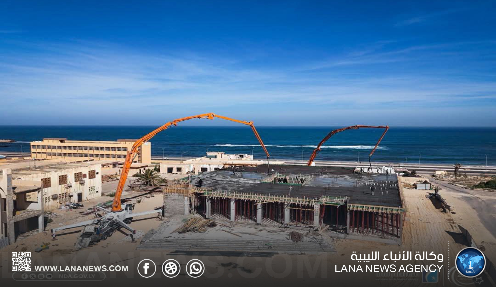 الجهاز الوطني للتنمية يواصل أعمال إنشاء ديوان بلدية سرت