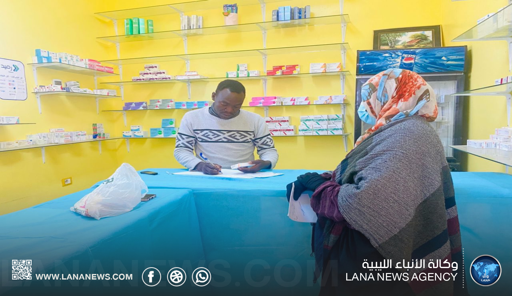 تنظيم مُحكم وإقبال واسّع على توزيع الأدوية في غات الكبرى