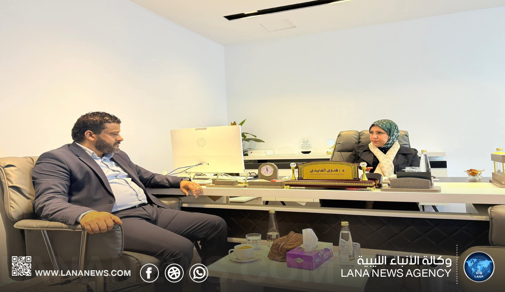 هيئة اعتماد المؤسسات الصحية تبحث تطوير مركز طبرق الطبي