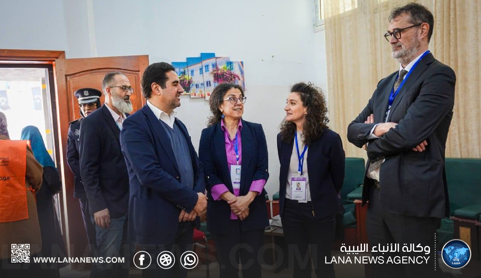 نائبة الممثلة الأممية تطلع على انتخابات بلدية تاجوراء