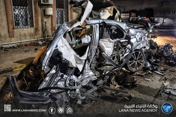 وفاة شخصين في حادث مروع بمنطقة عين زارة بطرابلس