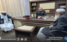 مدير أمن مرزق يُناقش الأوضاع الأمنية مع حكماء وأعيان محلة مجدول