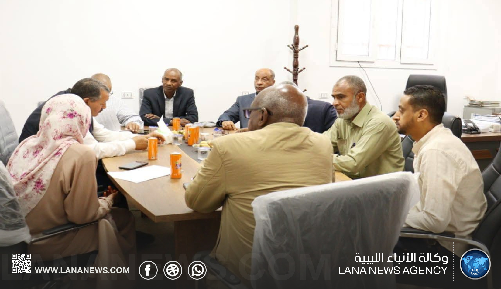 مجلس المفوضية يطلّع على سيّر العمل بمكتب الإدارة الانتخابية سبها