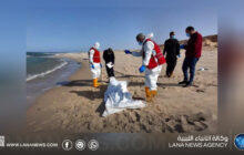 الهلال الأحمر بالخمس ينتشل جثة مهاجر