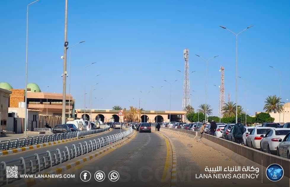 مديرية أمن رأس جدير تنفي وجود أي توتر بالمعبر البري