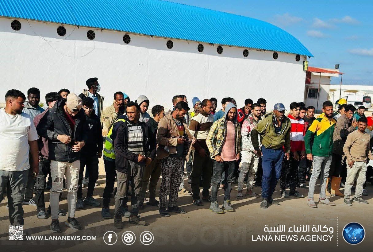 ضبط 287 مهاجراً خلال حملات أمنية مكثفة في بنغازي