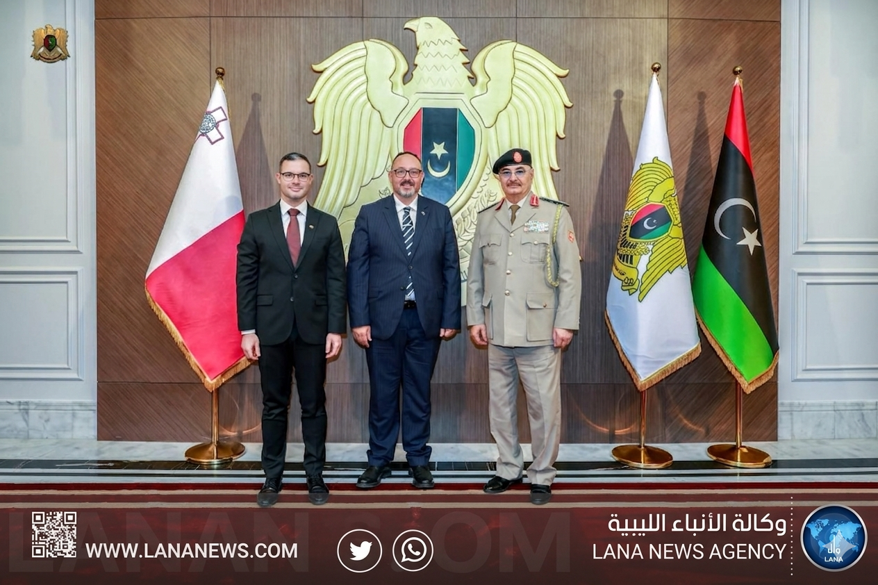 القائد العام يبحث مع سفير مالطا توسيع التعاون في الأمن والإعمار