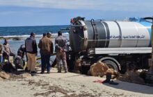 شركة المياه تنفذ إجراءات احترازية للصرف الصحي بسرت تحسباً للأمطار