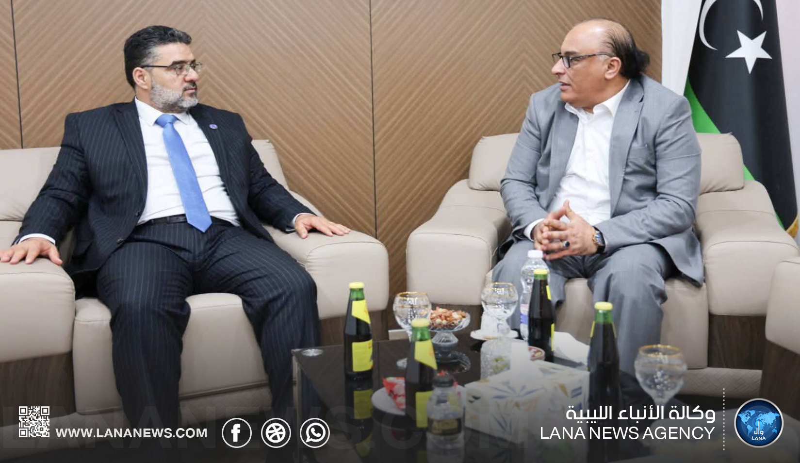 وزير التعليم التقني يبحث مع عميد بلدية سرت سبل تطوير المؤسسات التعليمية