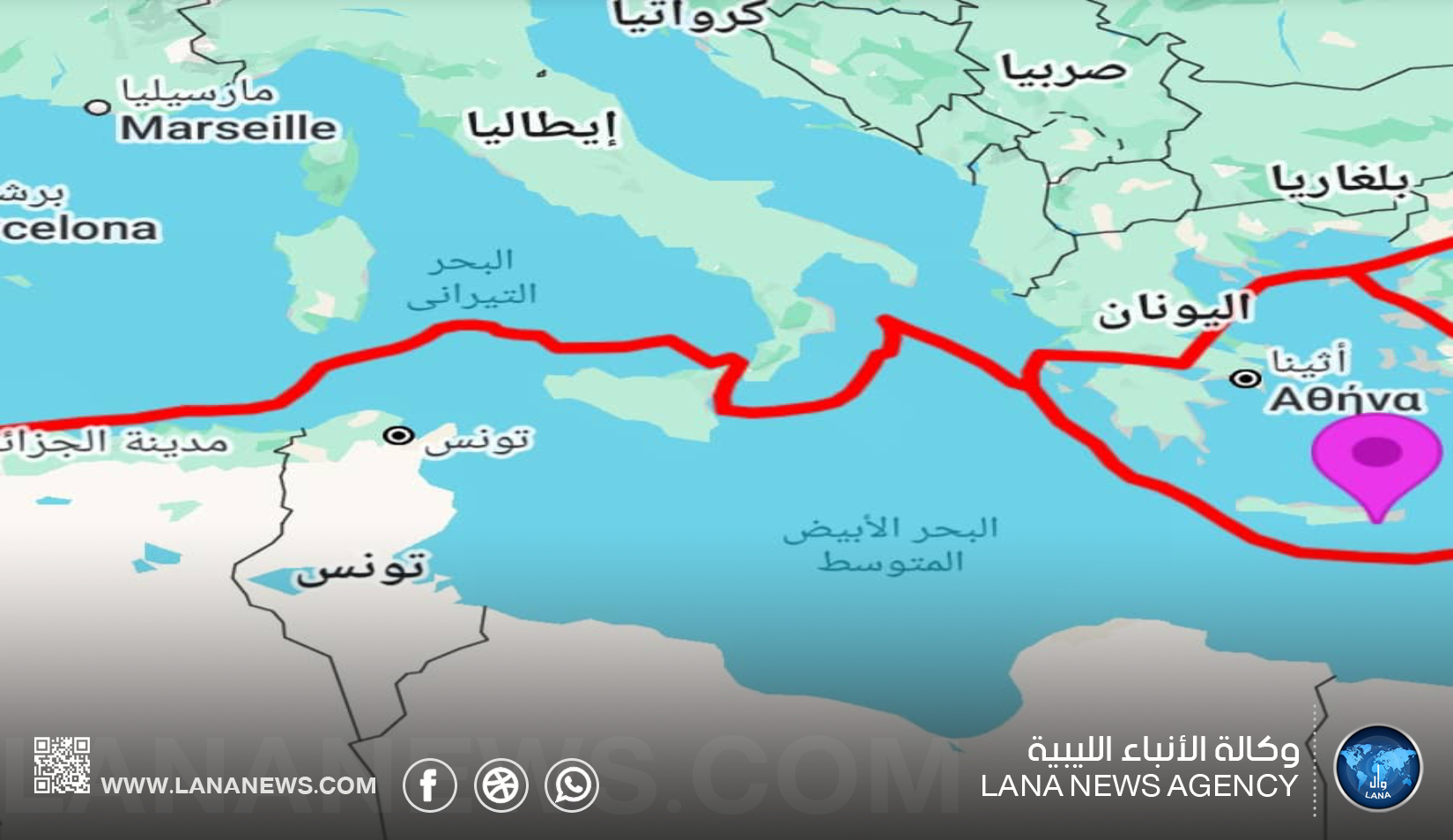زلزال بقوة 5.8 درجات جنوب جزيرة كريت دون تأثير على ليبيا