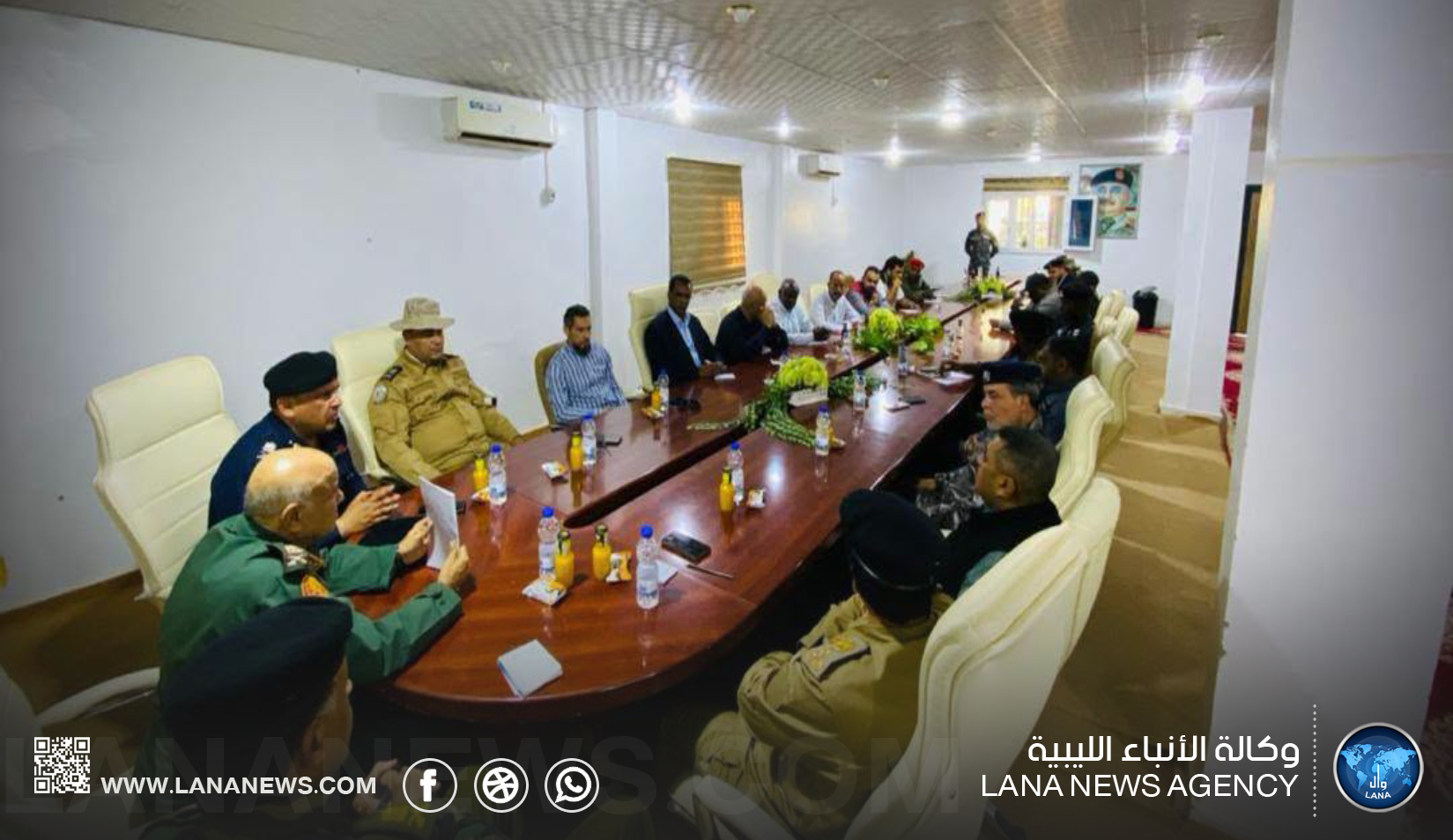 قيادات أمنية وعسكرية تبحث سُبل تعزيز الاستقرار في سبها
