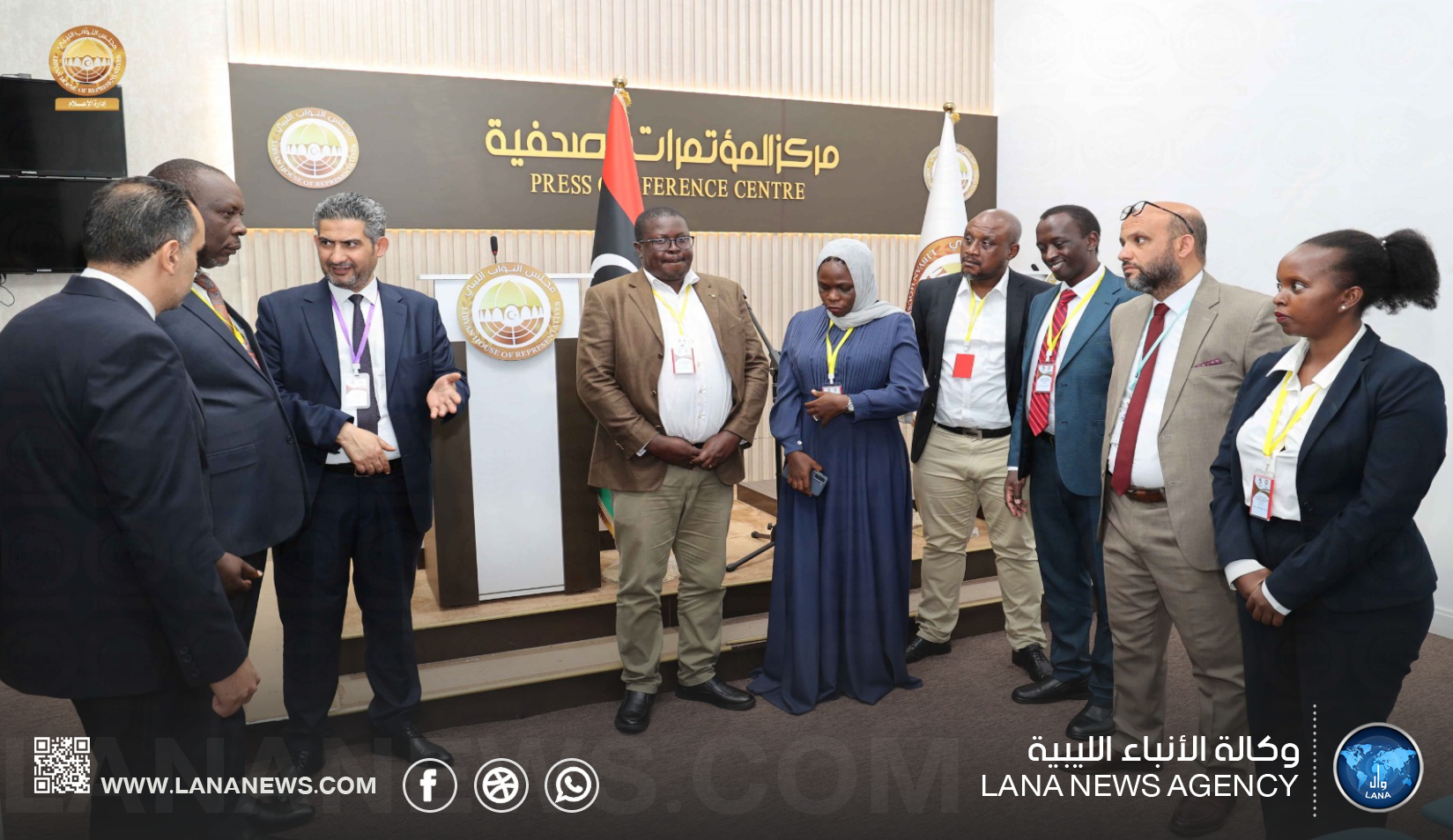 وفد المستشارين الأفارقة يطلّع على مرافق ديوان مجلس النواب