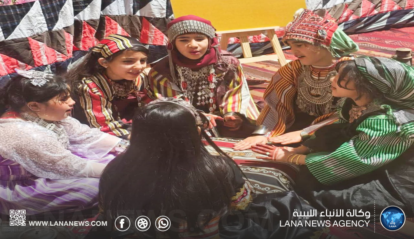 تكريم الطلبة والمعلمين خلال احتفالية التراث بمدرسة الشموخ بسرت