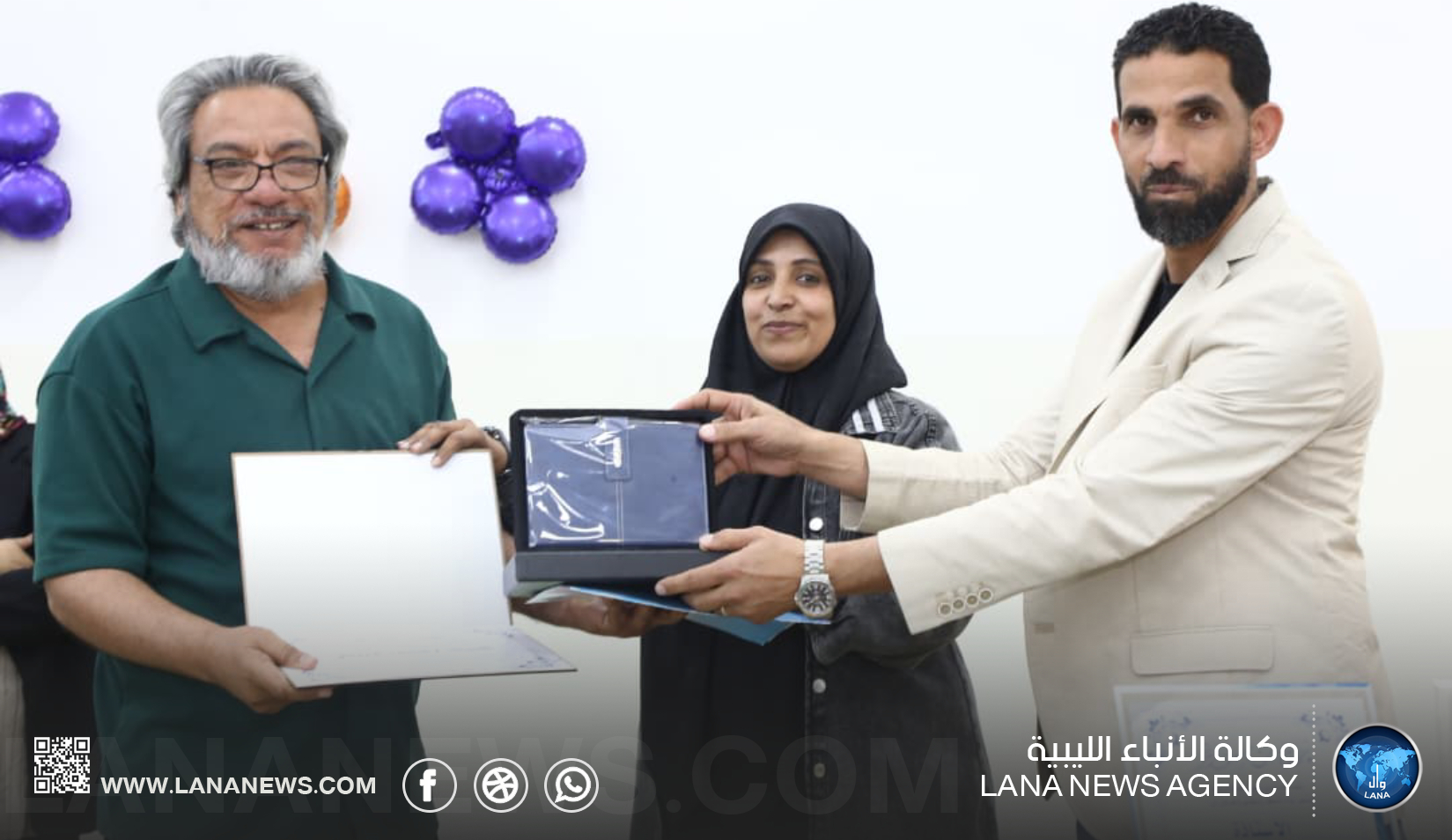 تكريم معلمين ومعلمات متقاعدين في ختام العام الدراسي ببنغازي