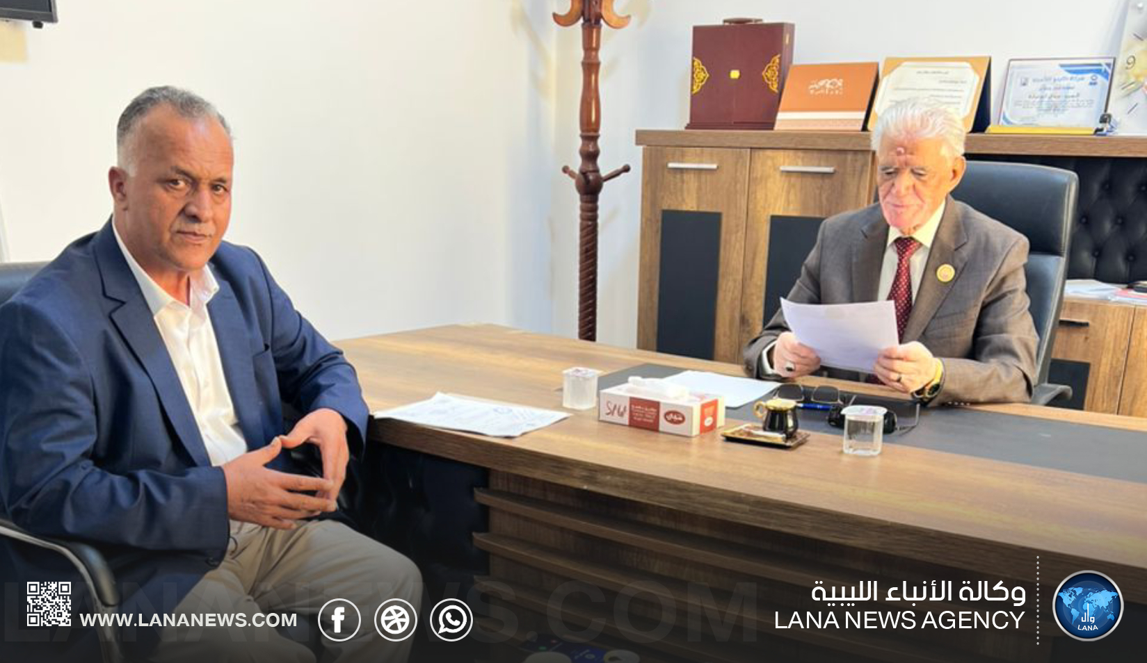 النائب إبراهيم الزغيد يتسلم التقرير النهائي للجنة الشركات المتعثرة