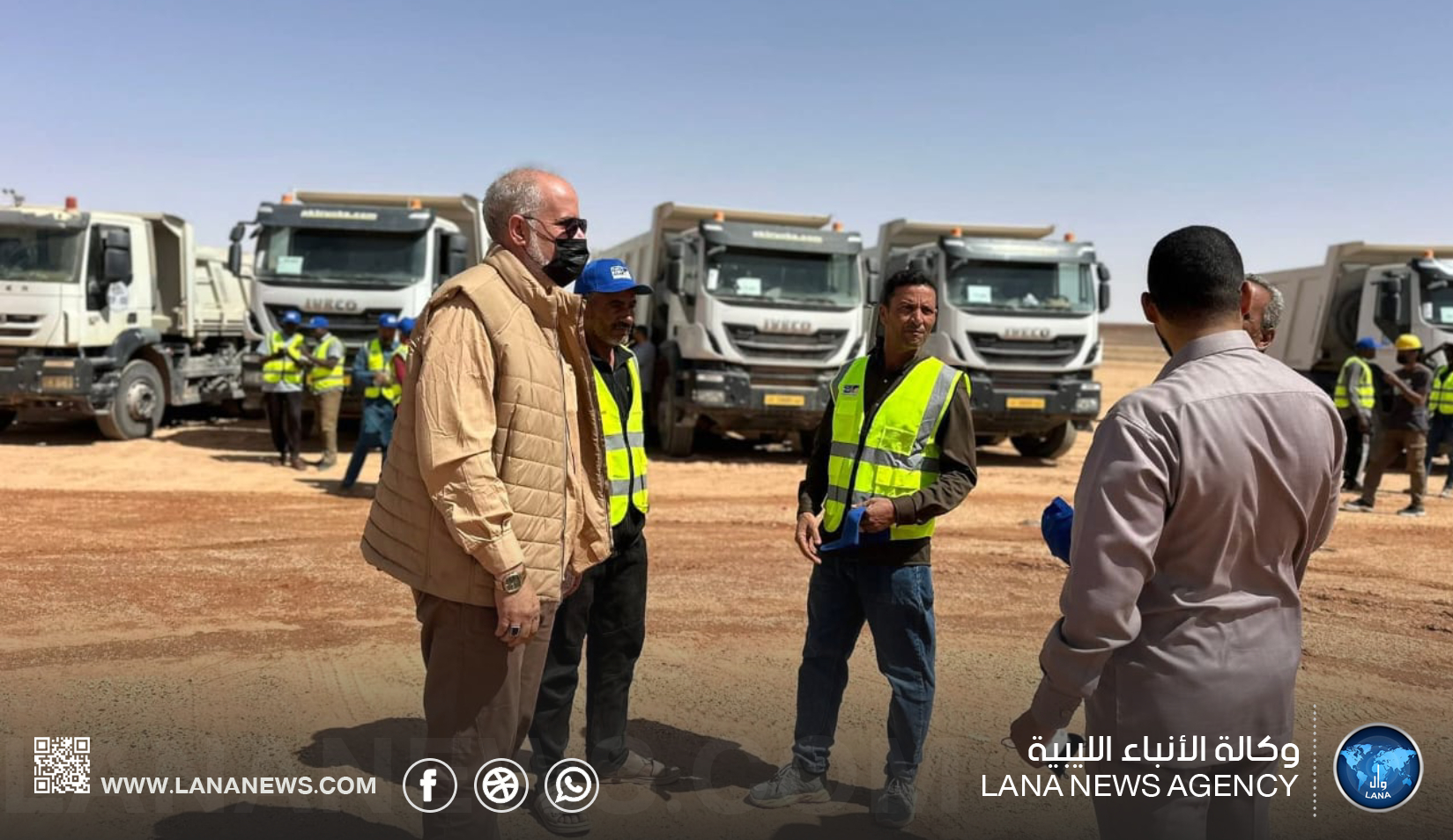 بلدية سبها تعلن بدء تنفيذ مشروع بحيرة الصرف الصحي بمحلة حجارة