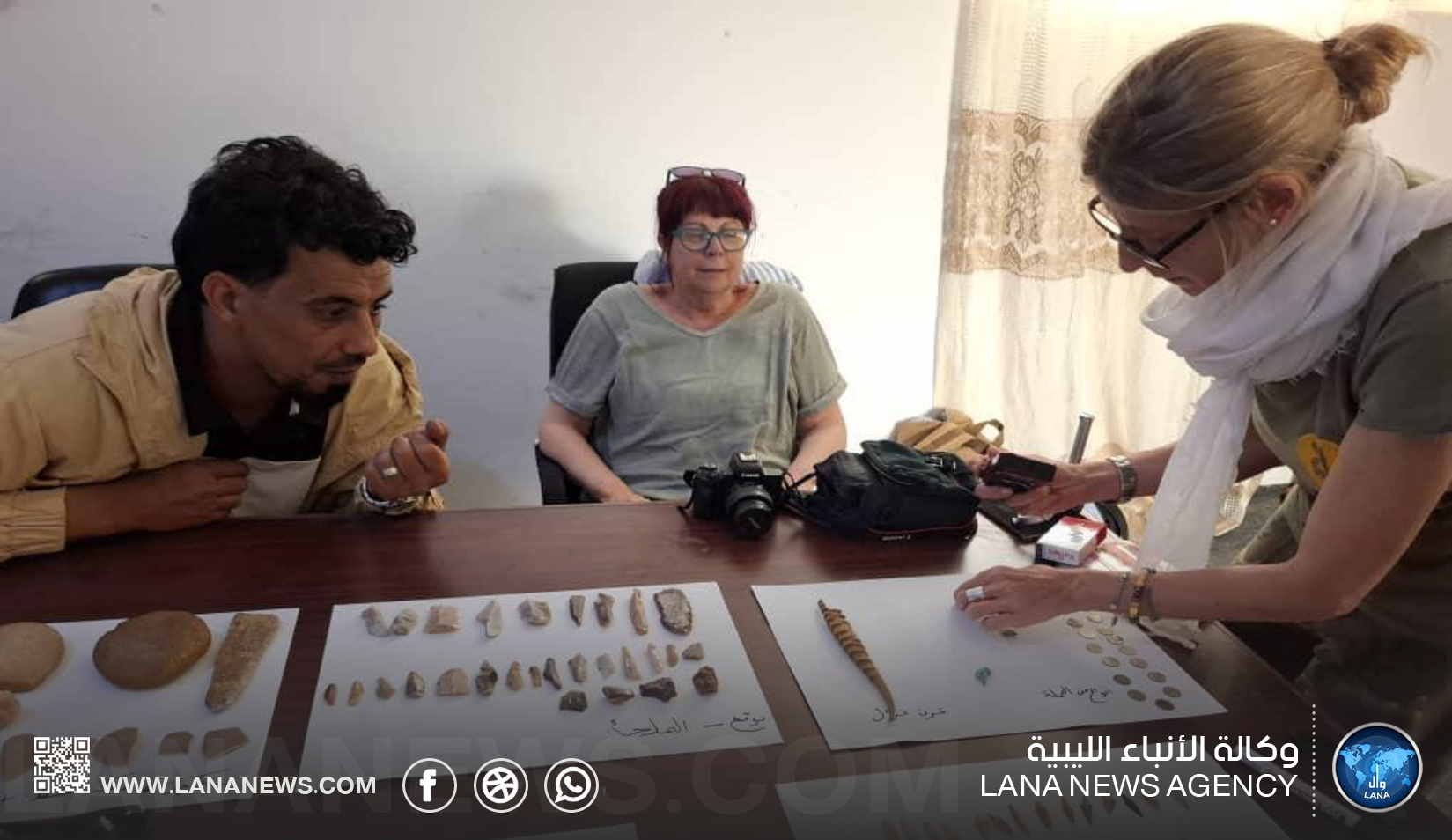 اختتام برنامج تعاون بين جامعة كييتي الإيطالية ومراقبة آثار طبرق