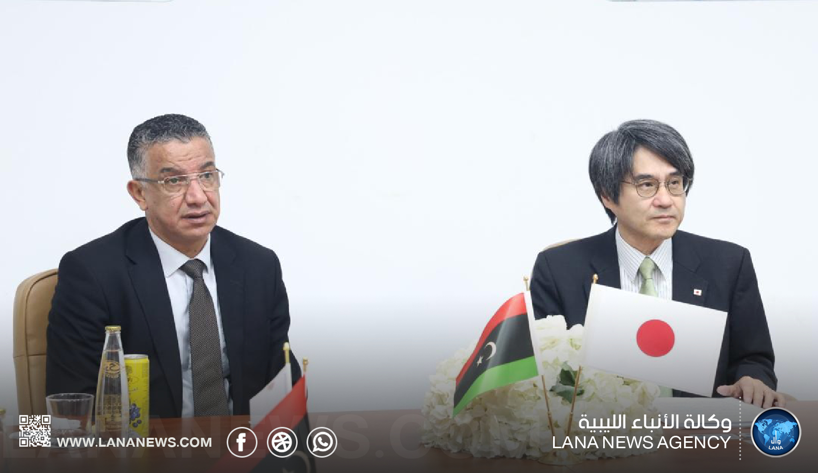 غرفة تجارة بنغازي تبحث مع وفد ياباني فرص التعاون الاقتصادي