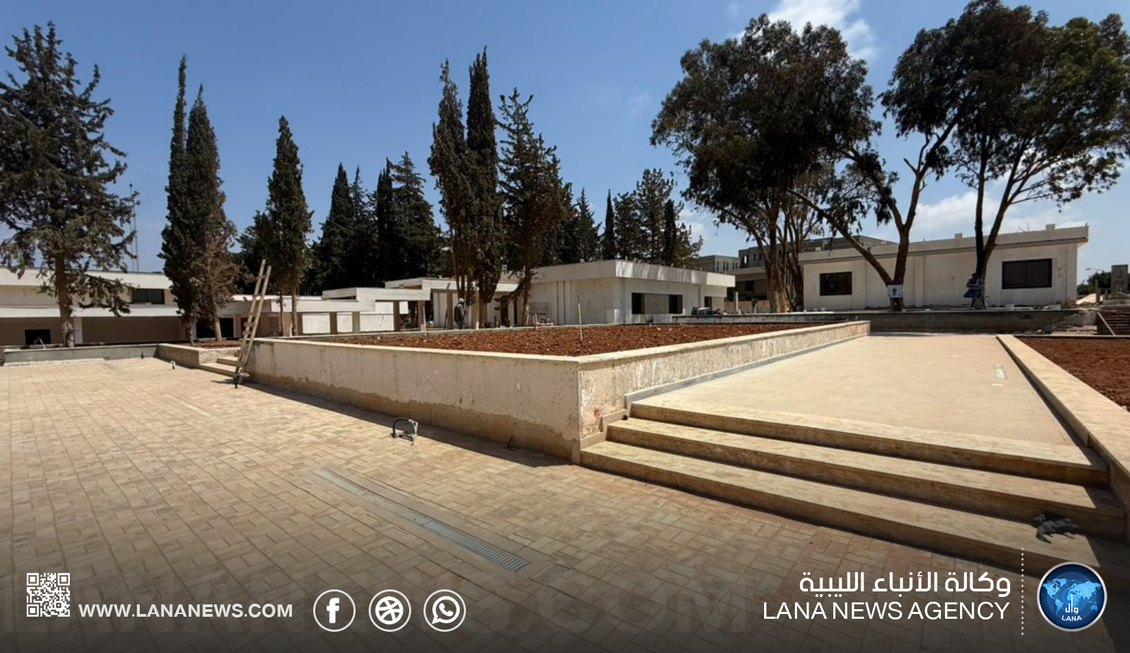 نسبة إنجاز أعمال تطوير كلية الآداب والعلوم المرج تصل إلى 75%