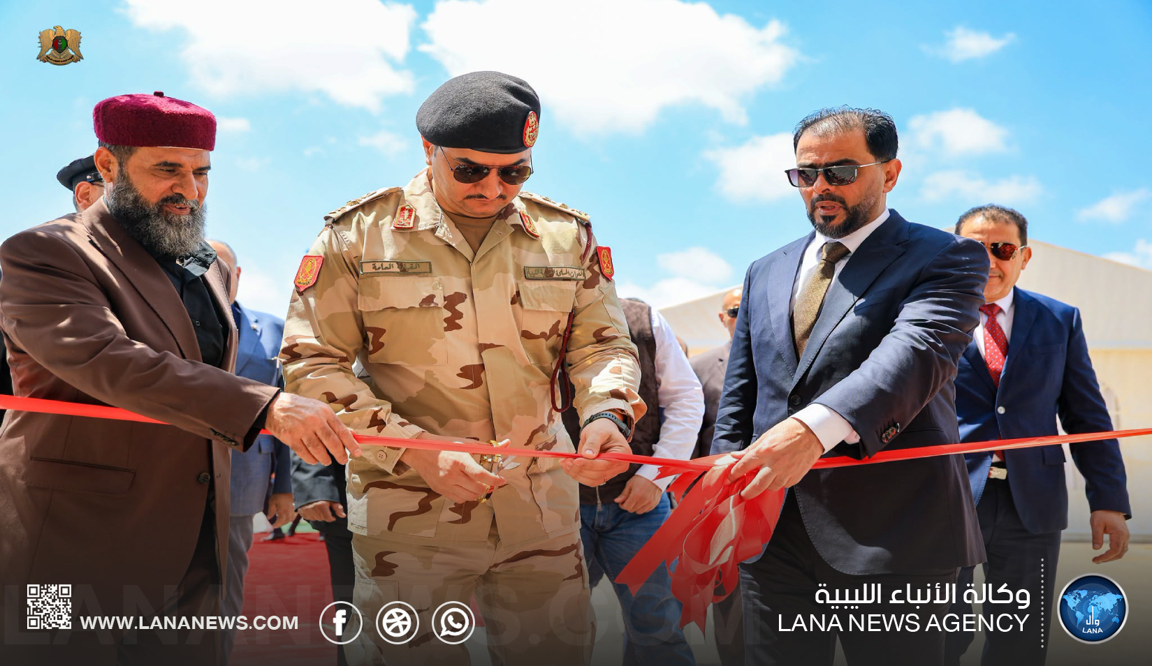 افتتاح مقر مديرية أمن بنغازي الكبرى بحضورٍ رسمي رفيع