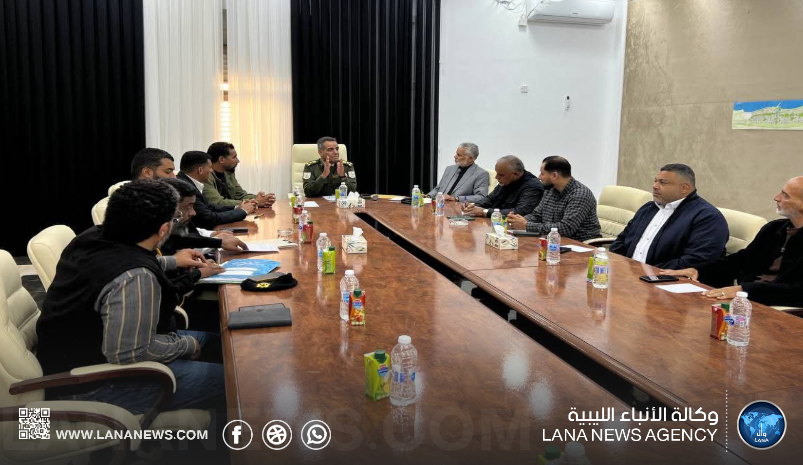 مناقشة مختنقات قطاع الصحة وملف العمالة بخليج سرت