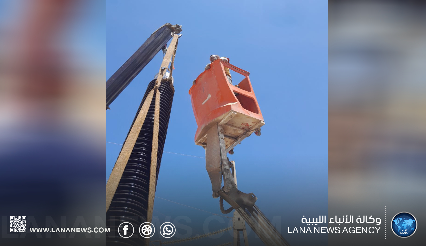 مراحل نهائية لمحول القوارشة تعزز استقرار الكهرباء ببنغازي