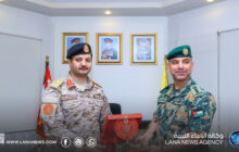 رئيس الأركان يتفقد تدريب القوات الليبية بالأردن