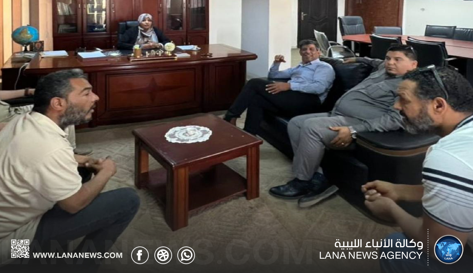 الدروقي تتفقد مكتب الثقافة ببنغازي وتؤكد تعزيز التنسيق المؤسسي