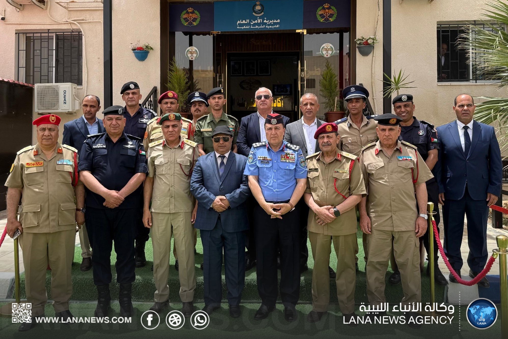 الفريق خيري التميمي يزور أكاديمية الشرطة الملكية الأردنية