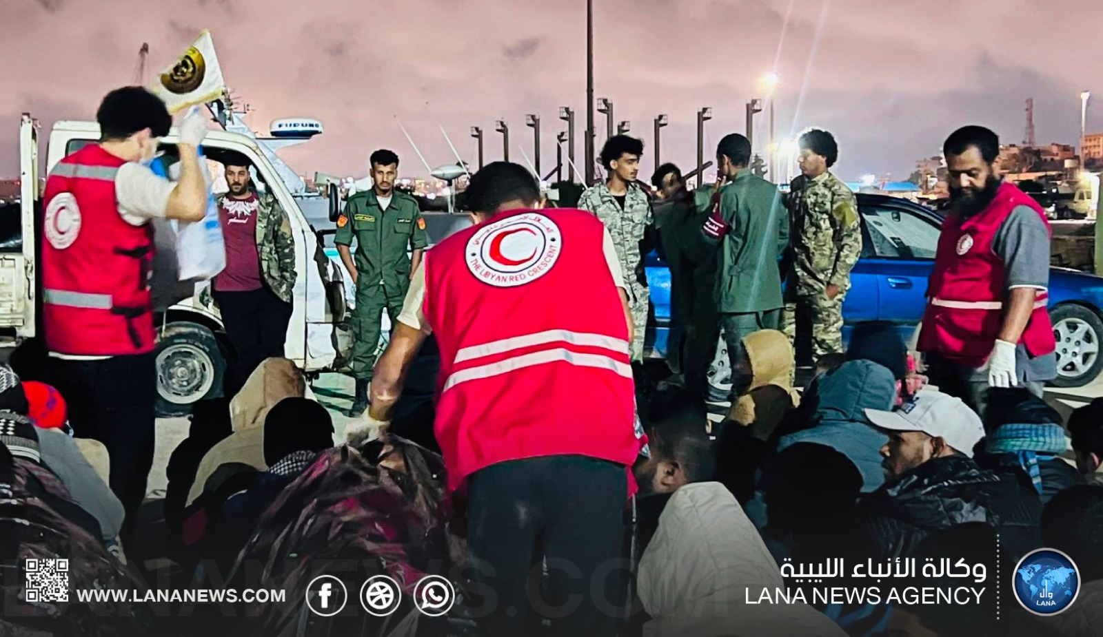 إنقاذ 36 مهاجرًا غير شرعي قبالة سواحل طبرق