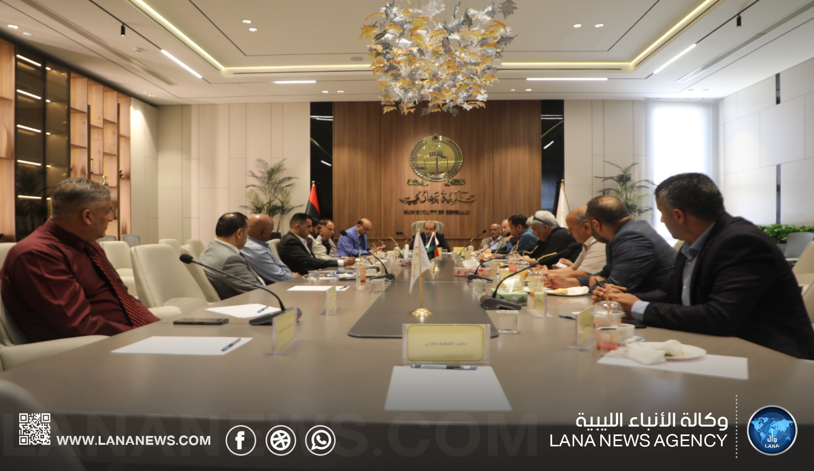 بلدية بنغازي تُناقش المختنقات الإدارية وسُبل معالجتها